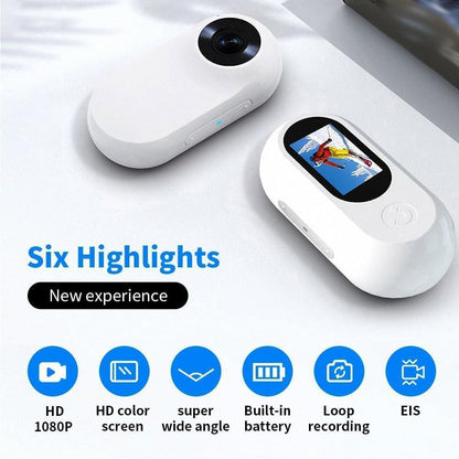 Pet Collar Mount Mini Action Camera