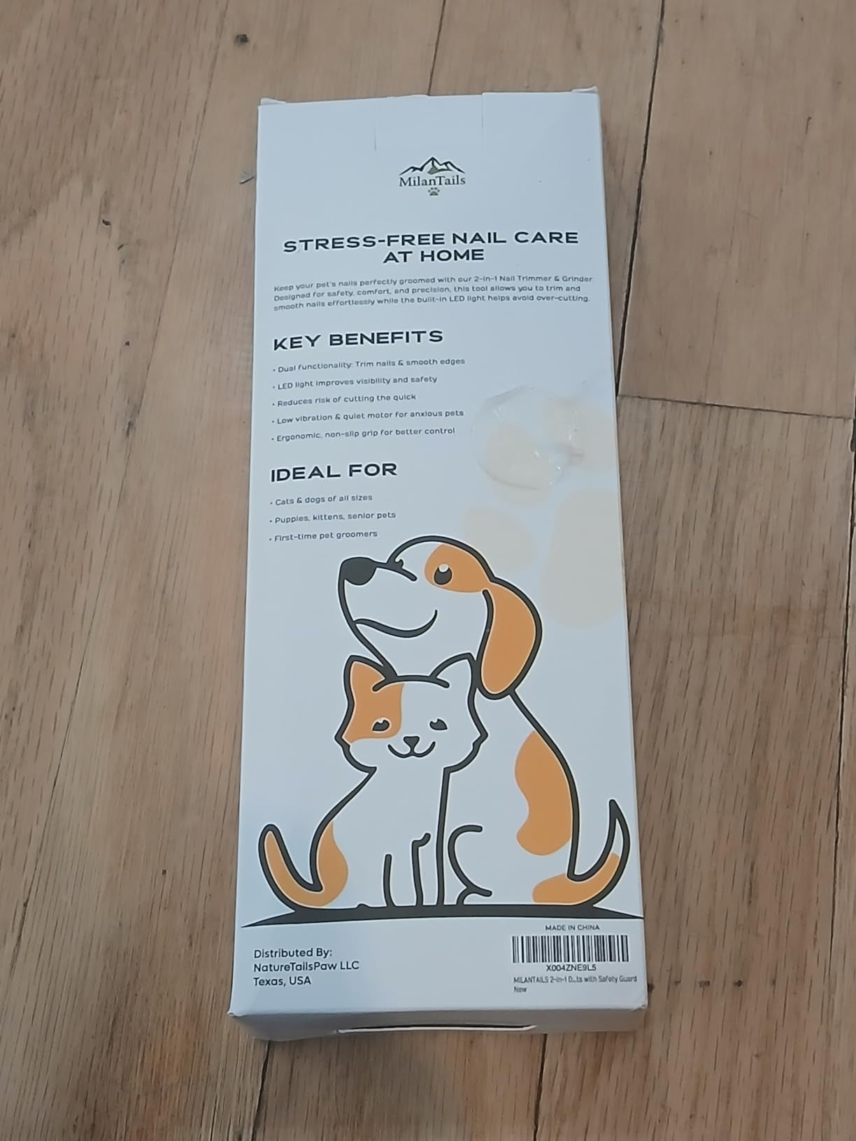 Rechargeable Cat Dog Nail Trimmer and Grinder